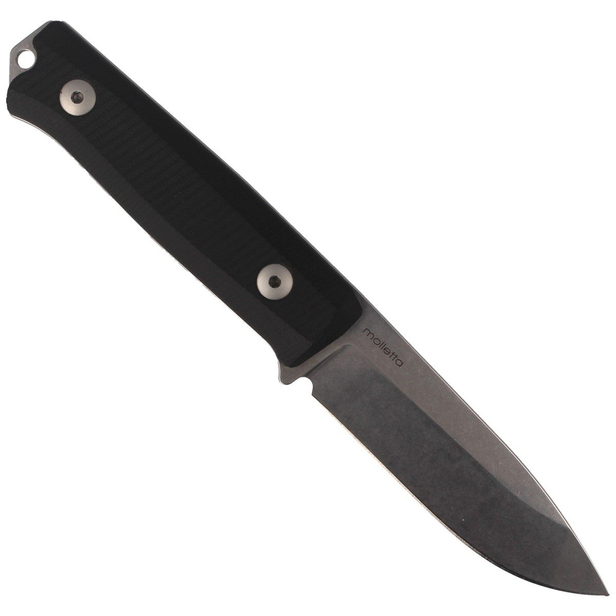 Nóż LionSteel Bushcraft G10 Black, Stone Washed (B40 GBK) 4 jpg