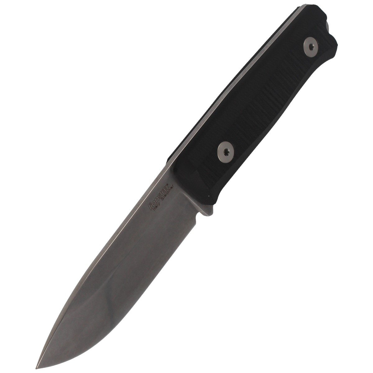Nóż LionSteel Bushcraft G10 Black, Stone Washed (B40 GBK) 8 jpg