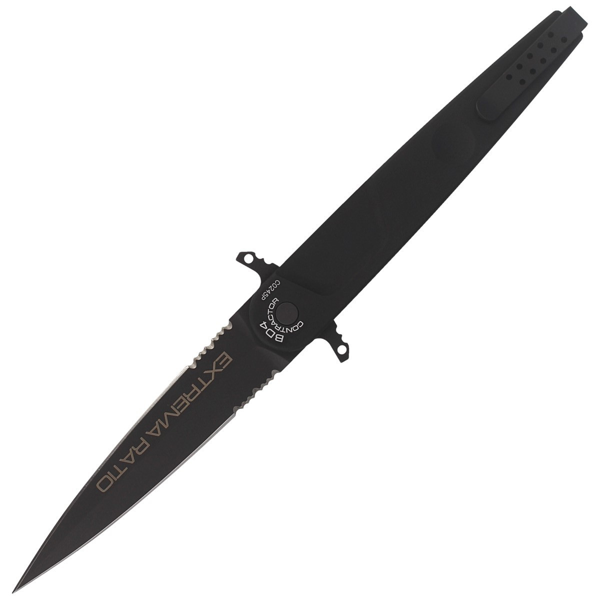 Nóż składany Extrema Ratio BD4 Contractor Black Aluminium, Black MIL-C N690 (04.1000.0498/BLK) 2 jpg