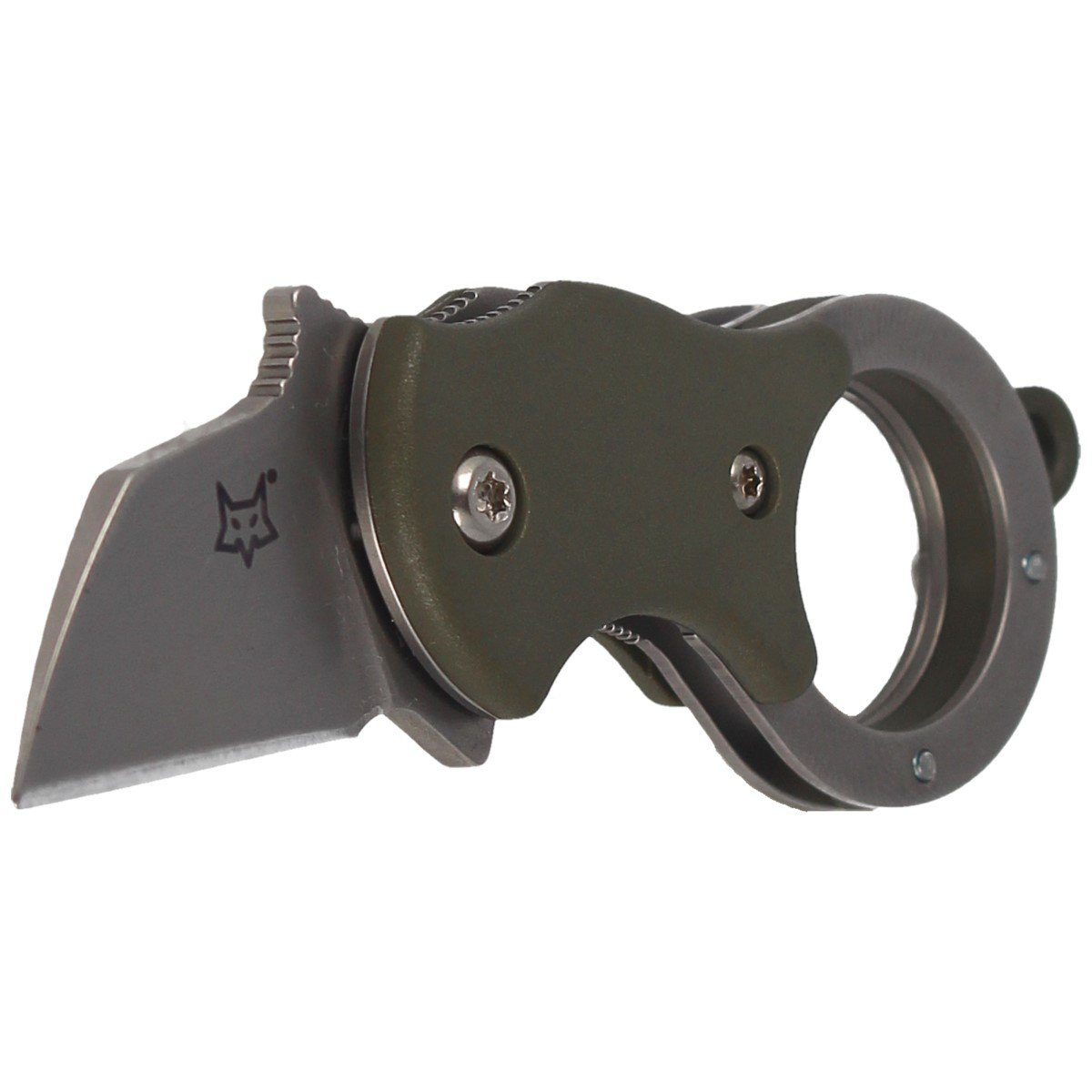 Nóż składany FOX Karambit Mini-TA FRN OD Green, Bead Blasted (FX-536 OD) 2 jpg