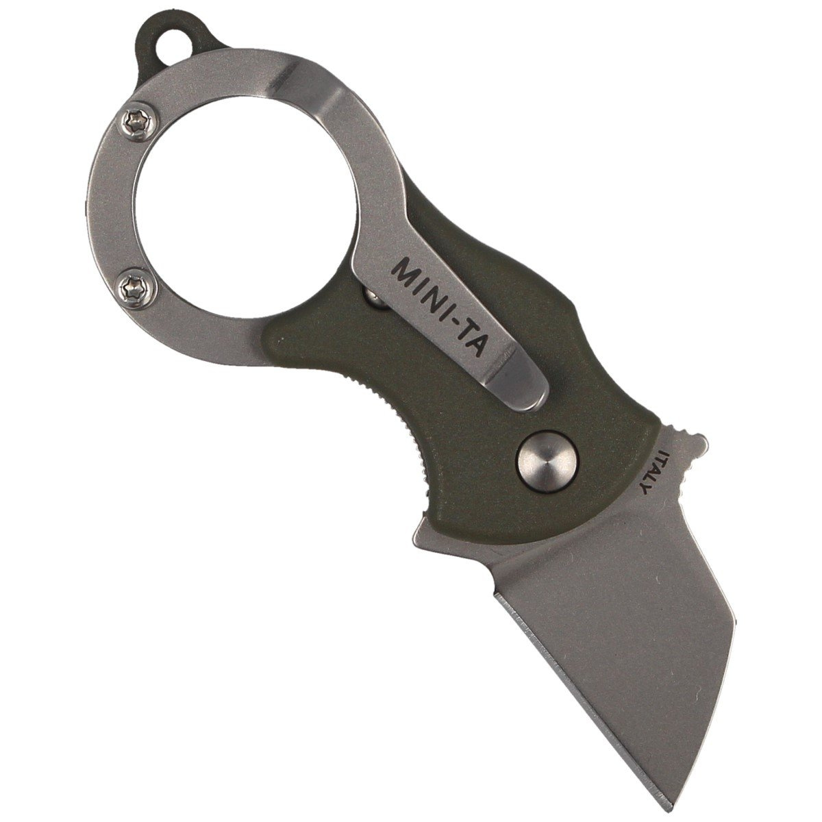 Nóż składany FOX Karambit Mini-TA FRN OD Green, Bead Blasted (FX-536 OD) 3 jpg