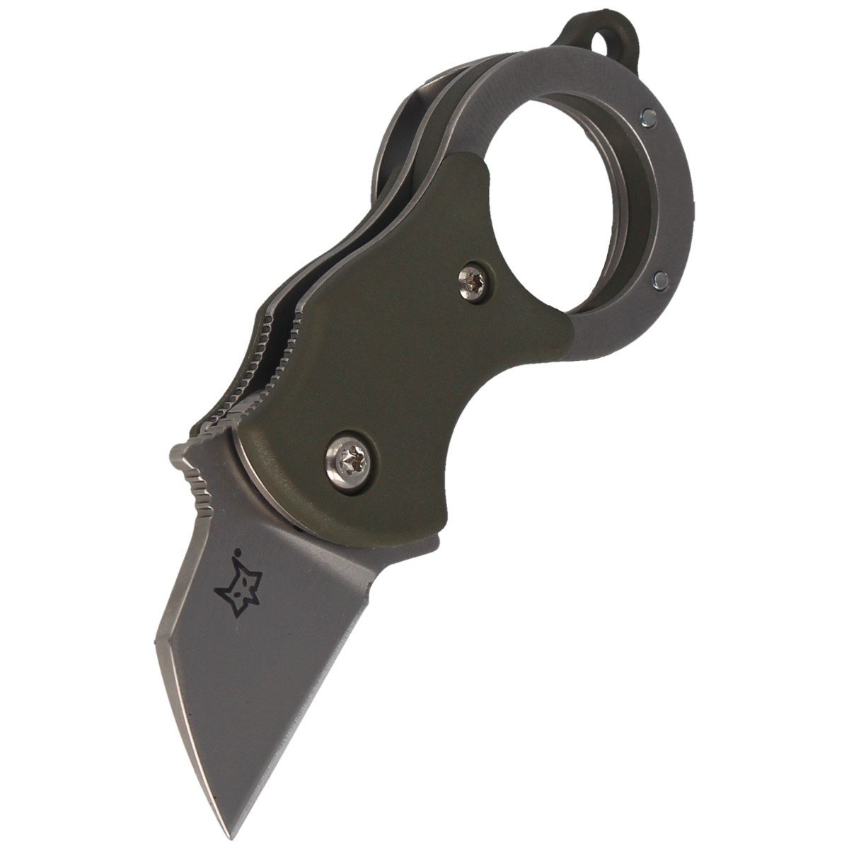 Nóż składany FOX Karambit Mini-TA FRN OD Green, Bead Blasted (FX-536 OD) 5 jpg