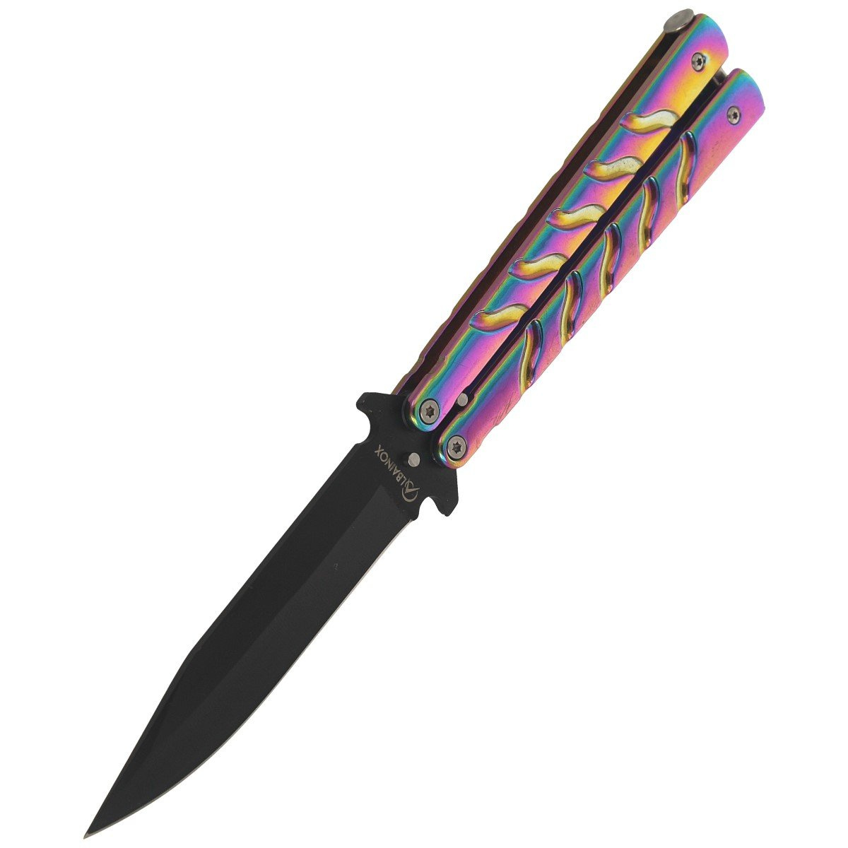 Nóż motylek Martinez Albainox Balisong Colours-Black (02122) 6 jpg