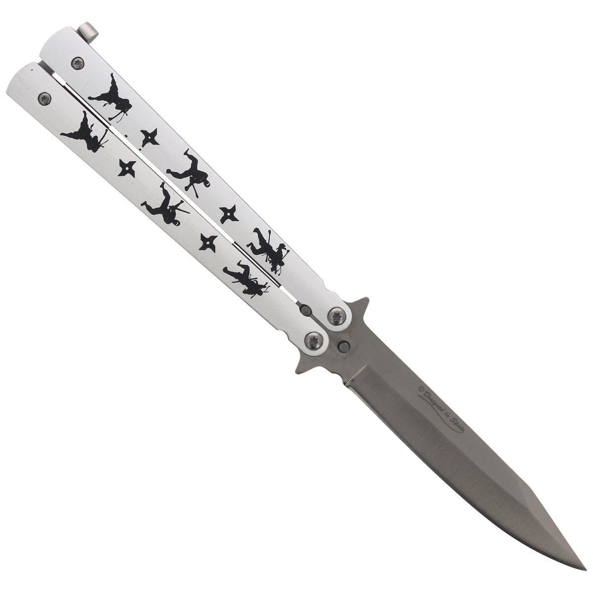 Nóż motylek Martinez Albainox Balisong Ninja Shuriken (36241) 4 jpg