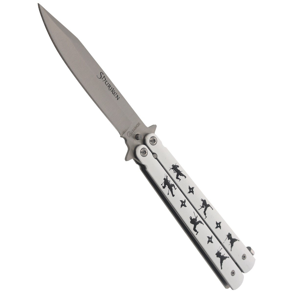 Nóż motylek Martinez Albainox Balisong Ninja Shuriken (36241) 5 jpg