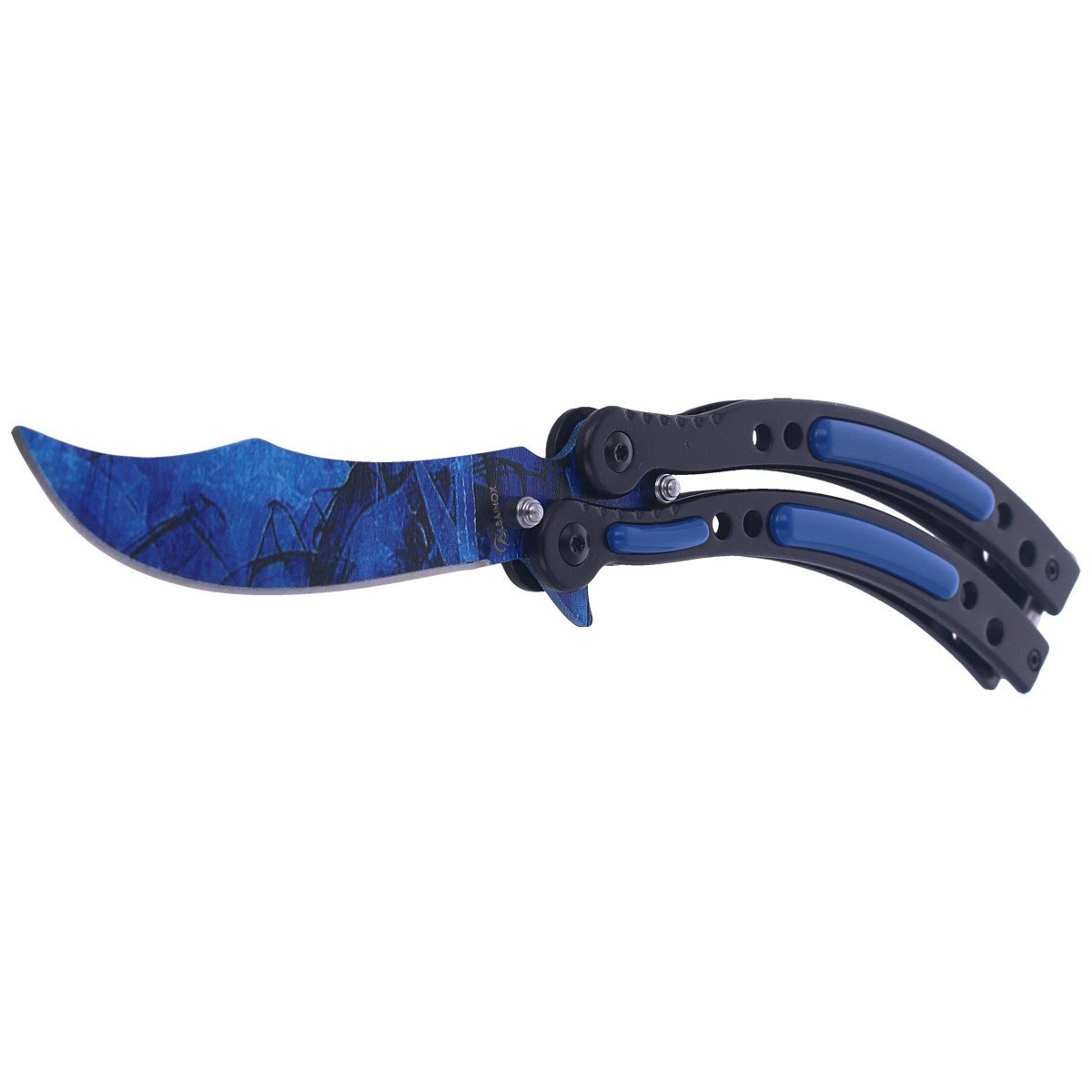 Nóż motylek Martinez Albainox Balisong Steel / ABS, ColorFul Blue (02129) 3 jpg