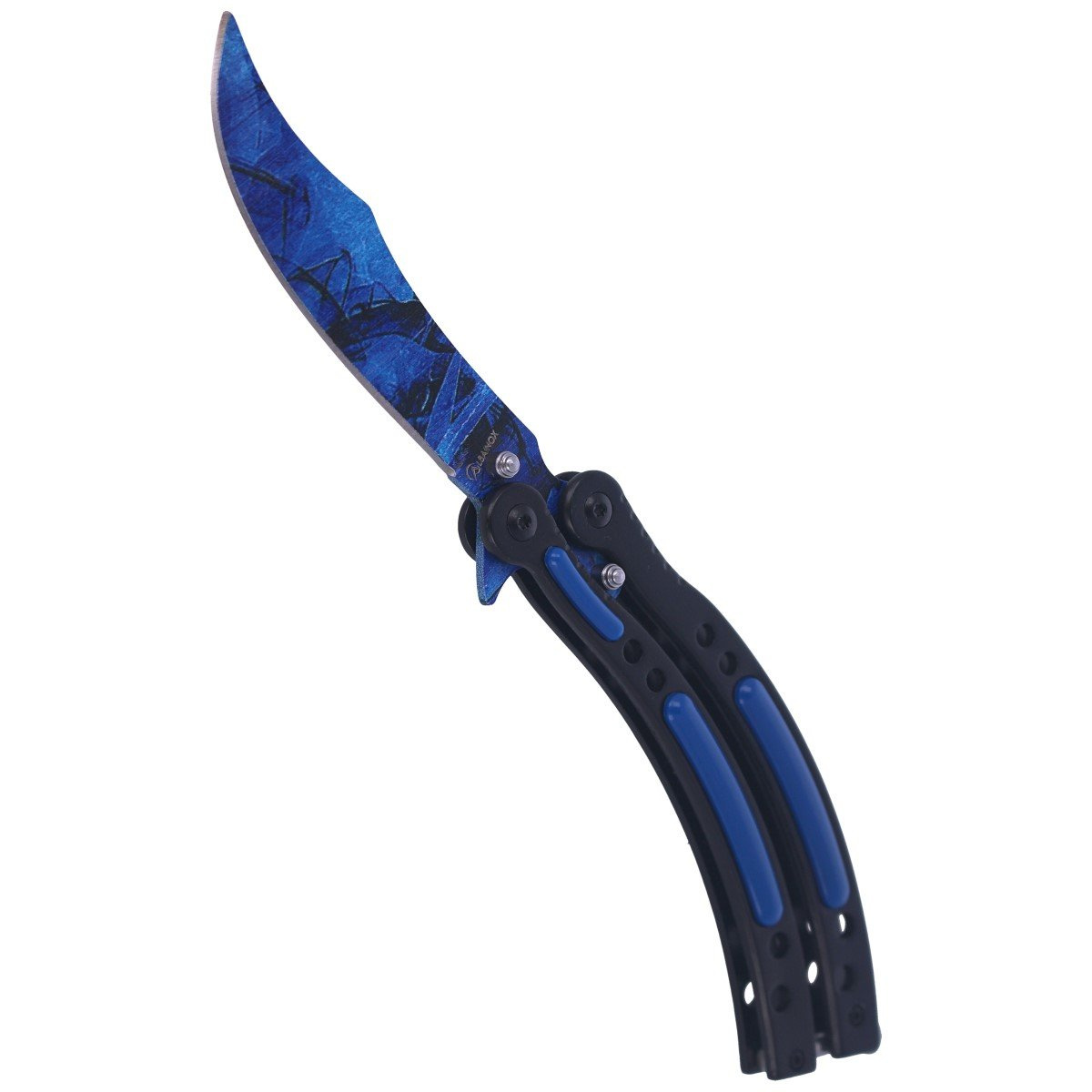 Nóż motylek Martinez Albainox Balisong Steel / ABS, ColorFul Blue (02129) 5 jpg