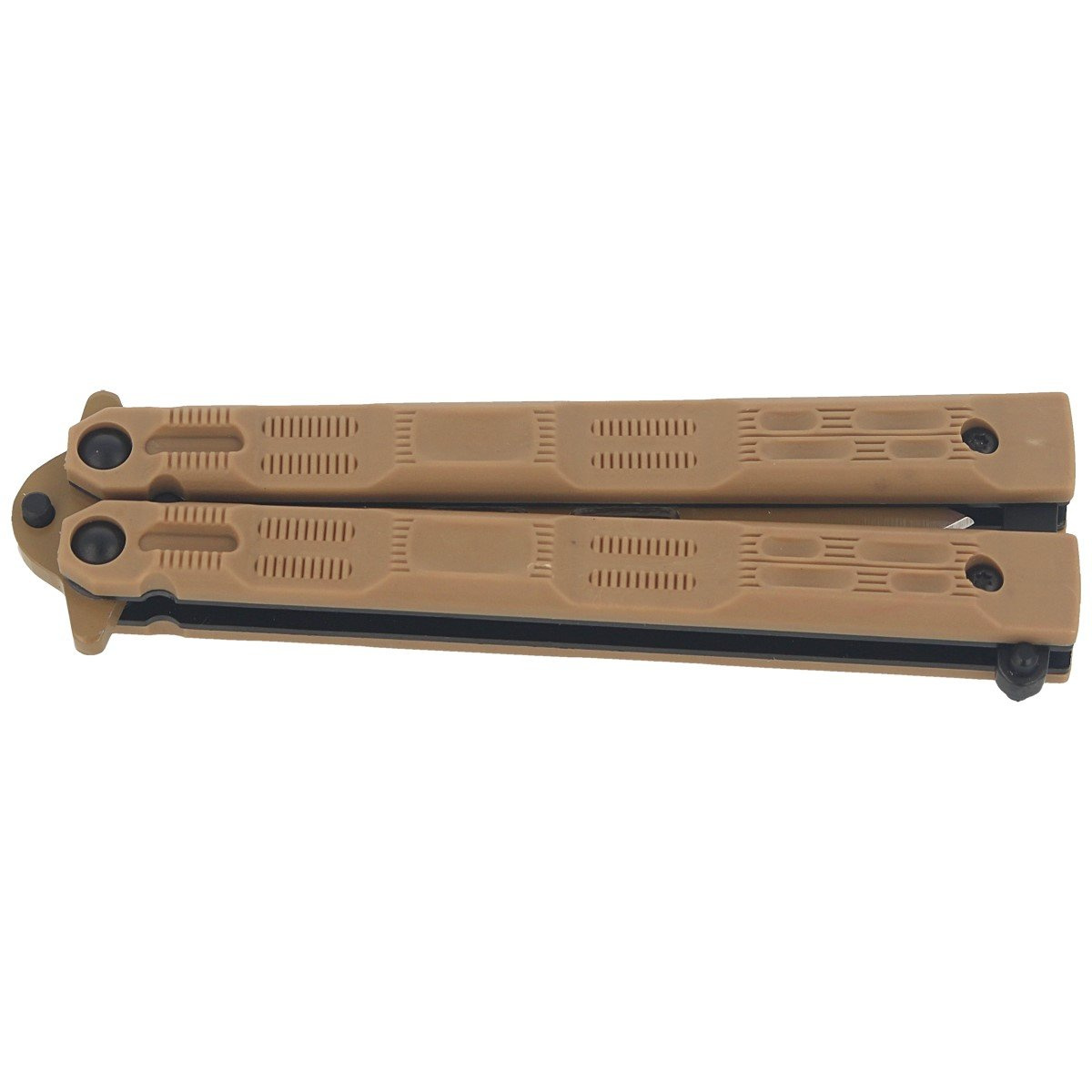 Nóż motylek Martinez Albainox Balisong, Coyote Finish (36226) 2 jpg