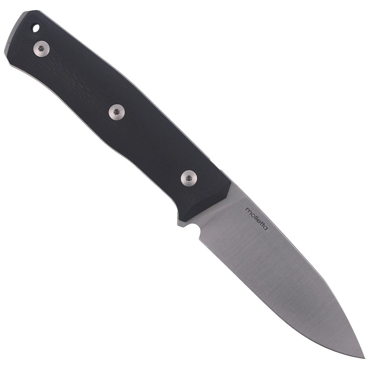 Nóż LionSteel Bushcraft G10 Black, Satin Blade (B35 GBK) 3 jpg
