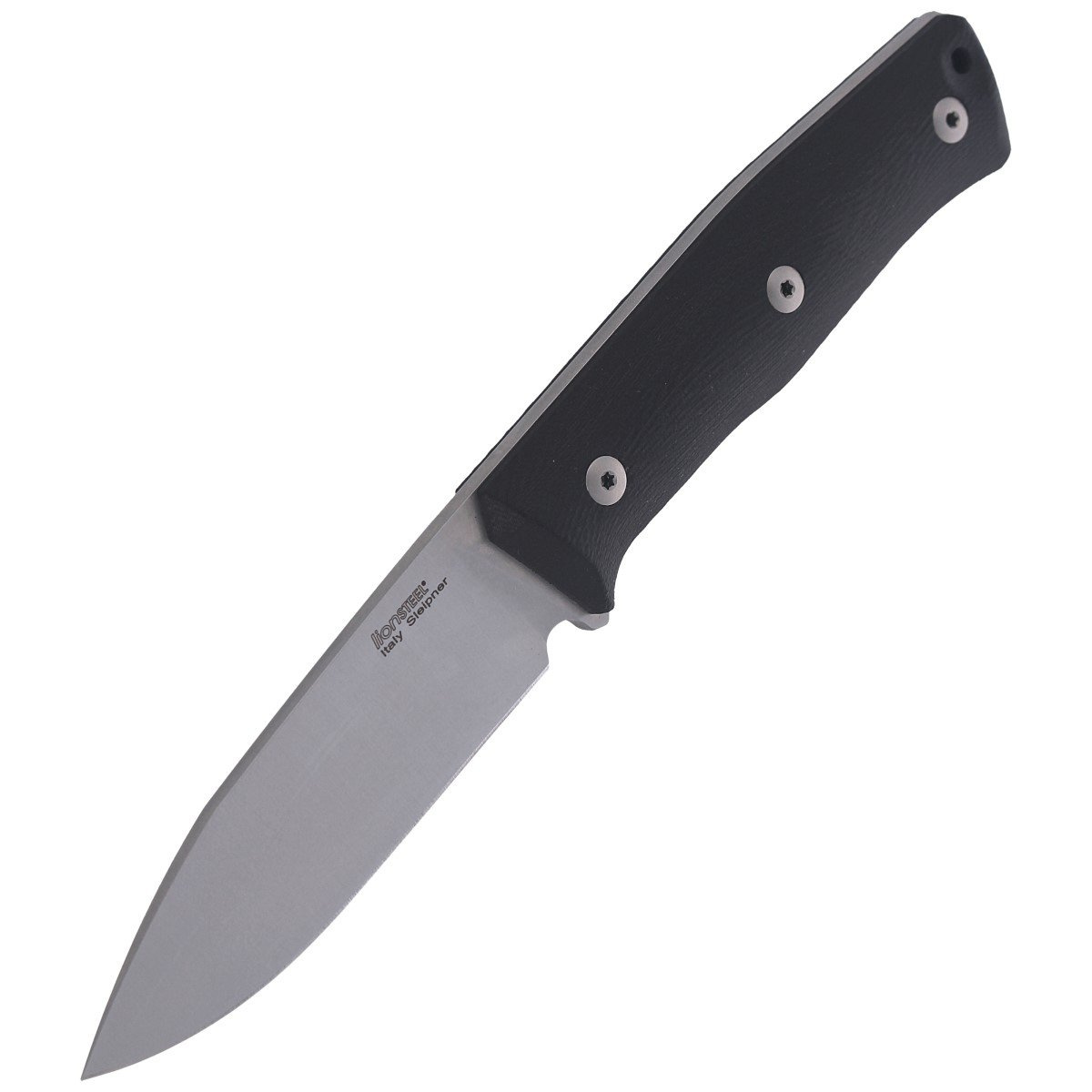 Nóż LionSteel Bushcraft G10 Black, Satin Blade (B35 GBK) 6 jpg