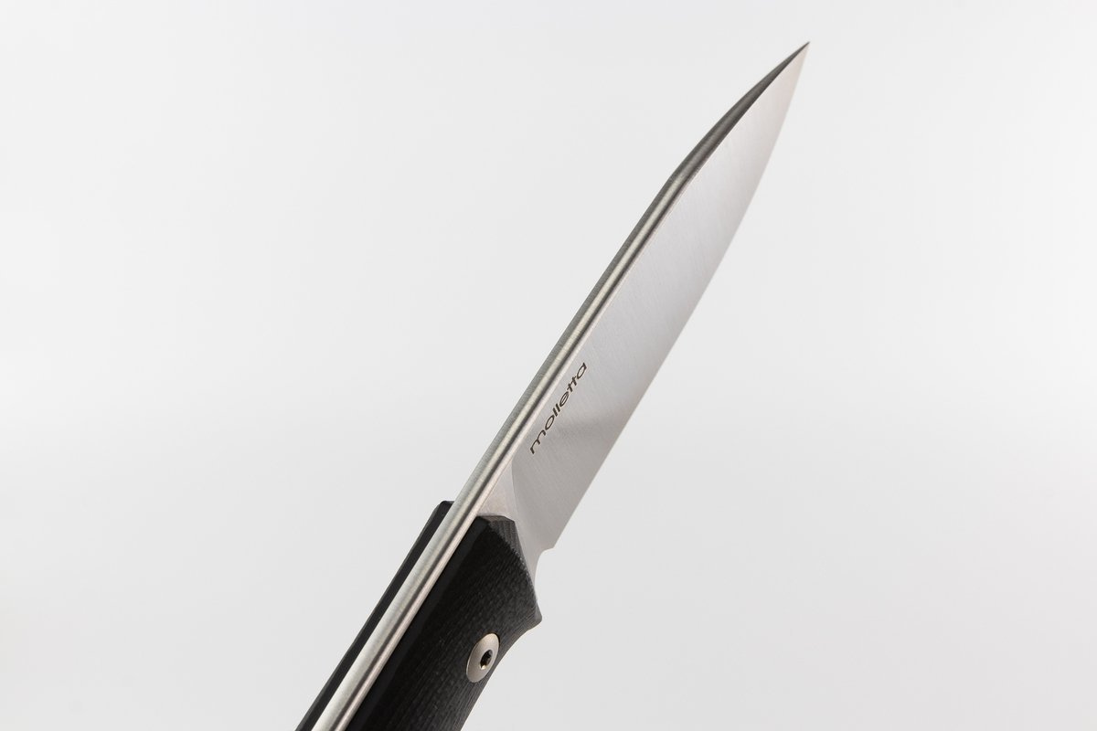 Nóż LionSteel Bushcraft G10 Black, Satin Blade (B35 GBK) 7 jpg