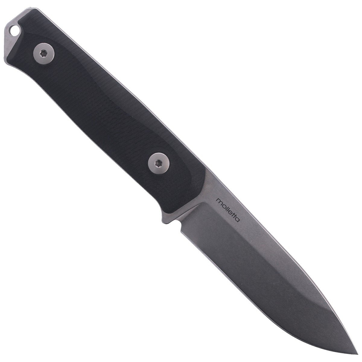 Nóż LionSteel Bushcraft Black G10, Stone Washed Sleipner by Molletta (B41 GBK) 4 jpg