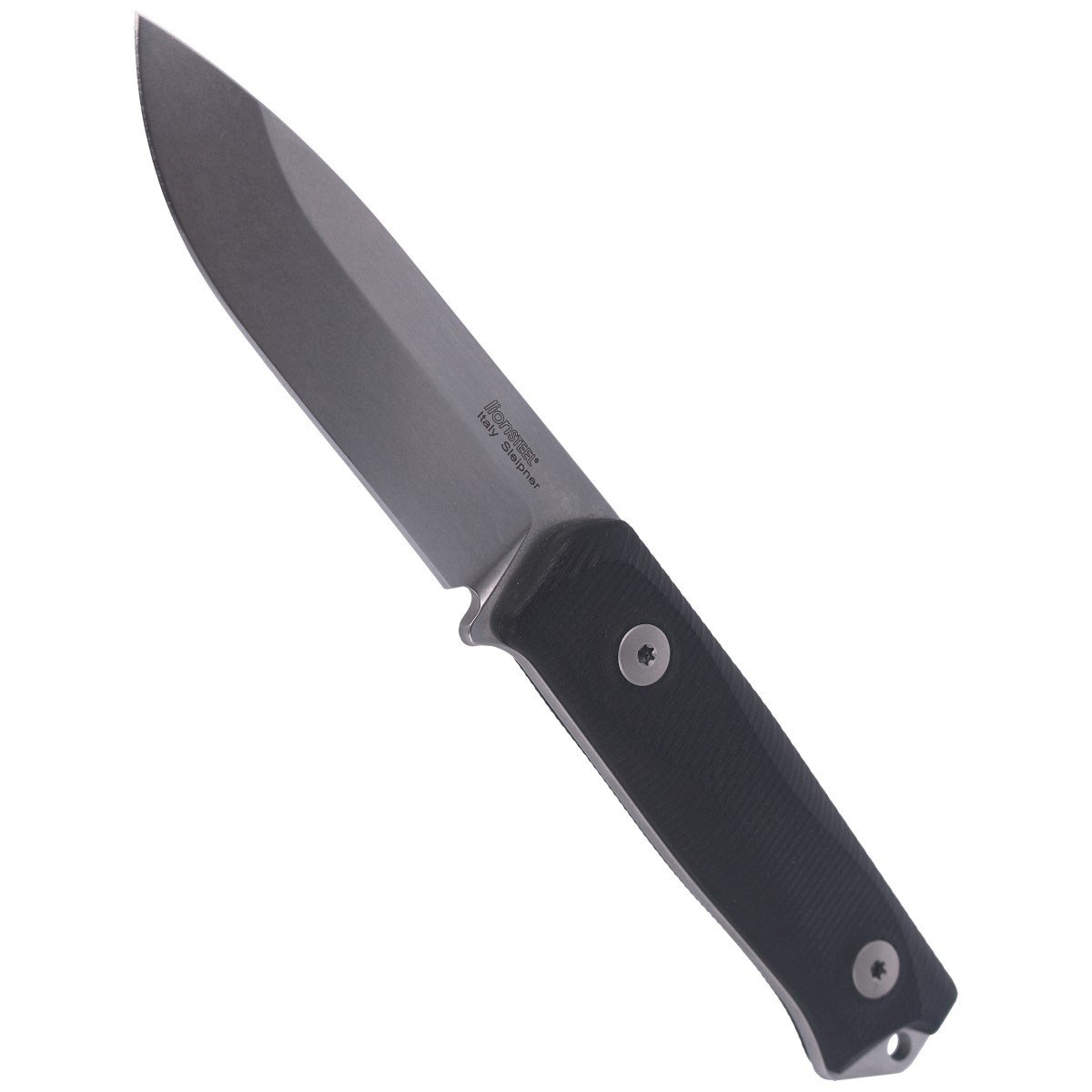Nóż LionSteel Bushcraft Black G10, Stone Washed Sleipner by Molletta (B41 GBK) 7 jpg
