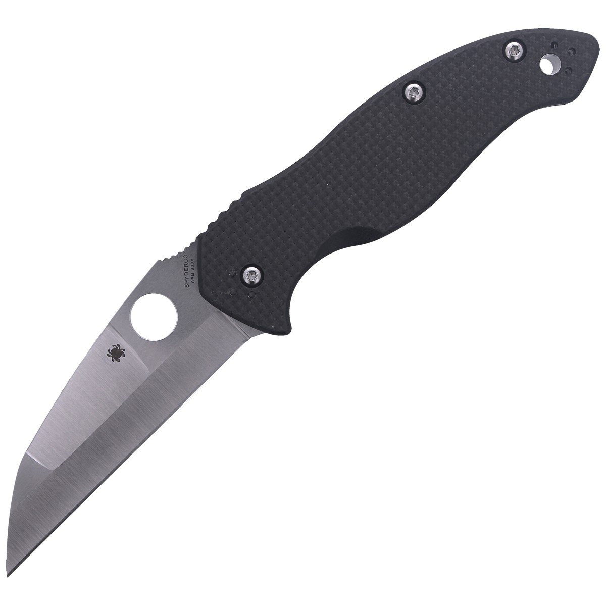 Nóż składany Spyderco Canis Carbon Fiber / G-10 Laminate Plain (C248CFP) 1 jpg