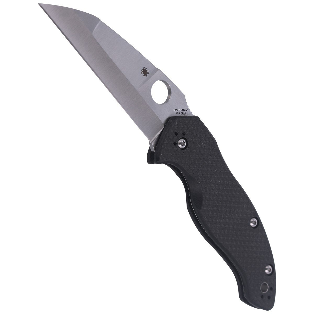 Nóż składany Spyderco Canis Carbon Fiber / G-10 Laminate Plain (C248CFP) 5 jpg