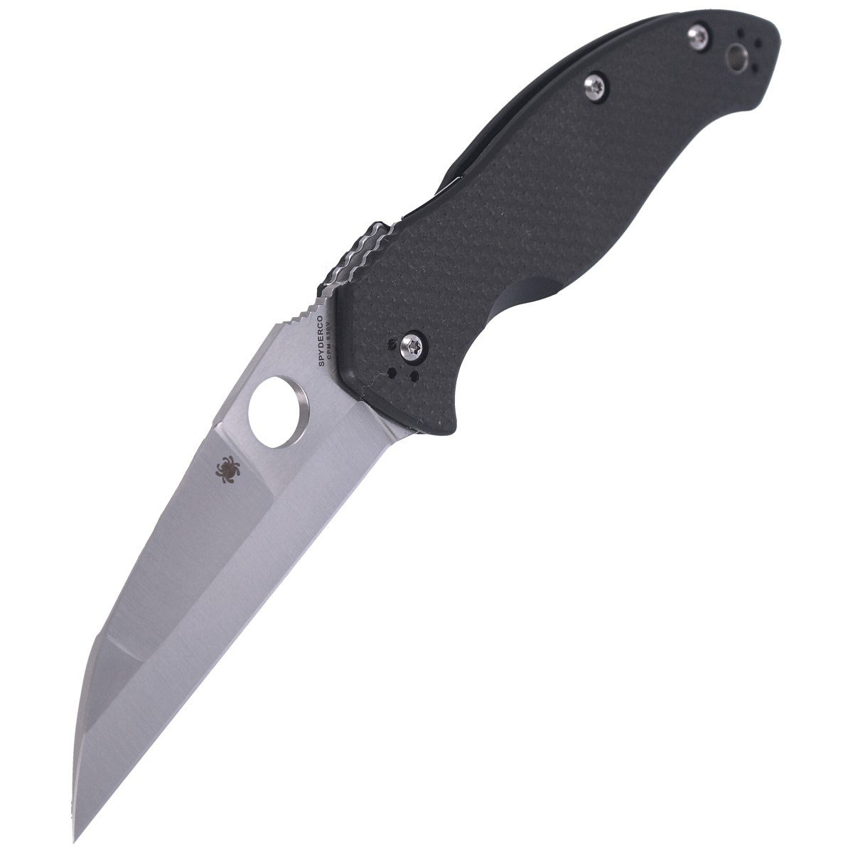 Nóż składany Spyderco Canis Carbon Fiber / G-10 Laminate Plain (C248CFP) 6 jpg