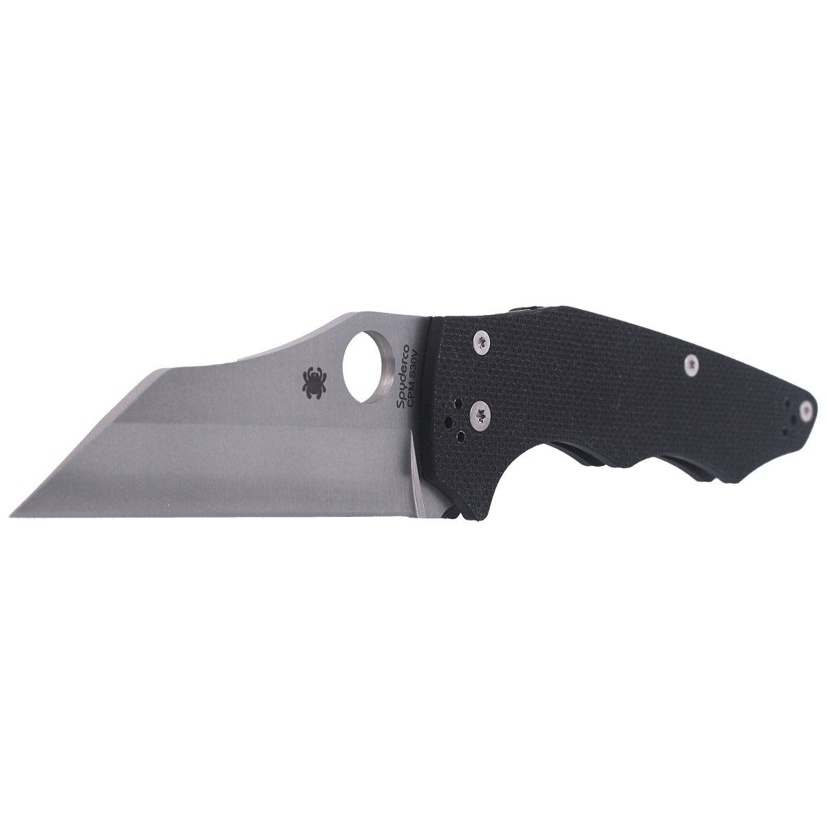 Nóż składany Spyderco YoJumbo Black G10, Satin CPM S30V by Michael Janich (C253GP) 3 jpg