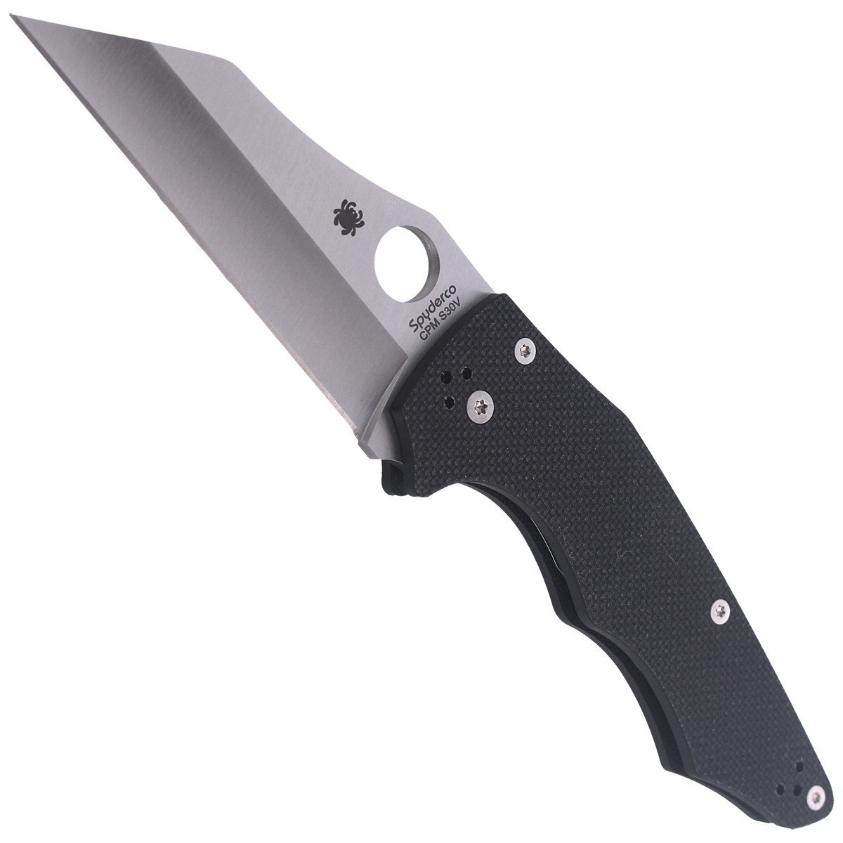 Nóż składany Spyderco YoJumbo Black G10, Satin CPM S30V by Michael Janich (C253GP) 5 jpg