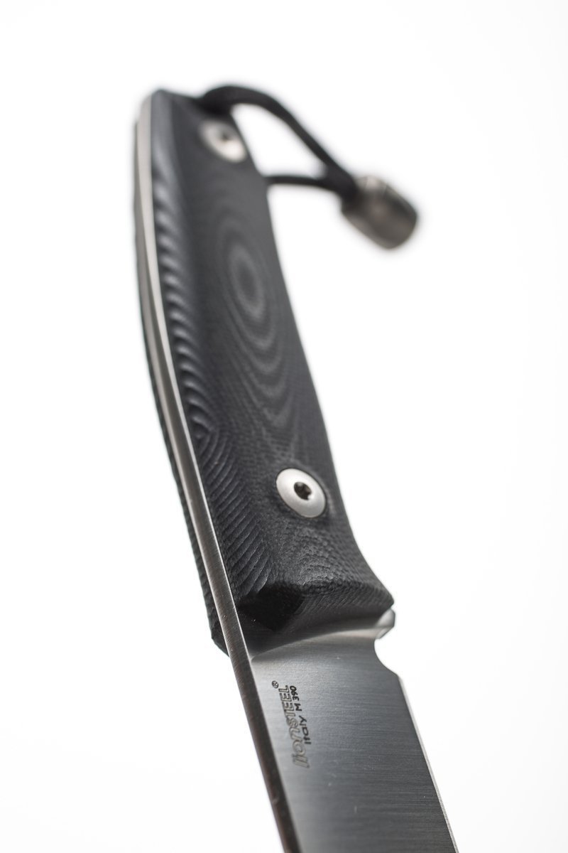 Nóż LionSteel Bushcraft G10 Black, Satin Blade (M1 GBK) 7 jpg