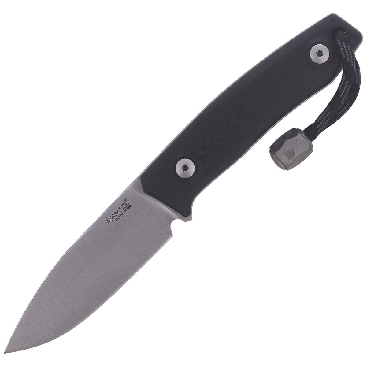 Nóż LionSteel Bushcraft G10 Black, Satin Blade (M1 GBK) 1 jpg