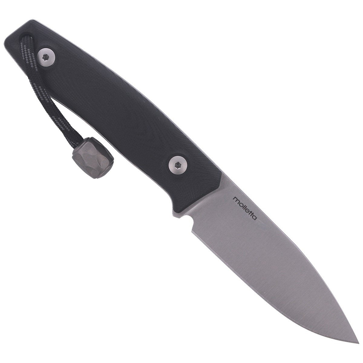 Nóż LionSteel Bushcraft G10 Black, Satin Blade (M1 GBK) 3 jpg