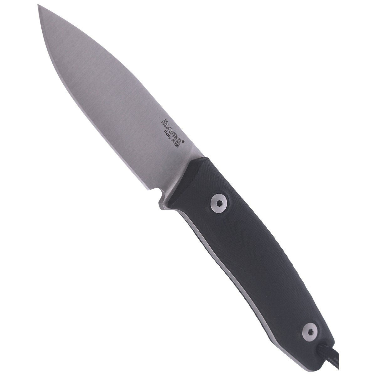 Nóż LionSteel Bushcraft G10 Black, Satin Blade (M1 GBK) 5 jpg