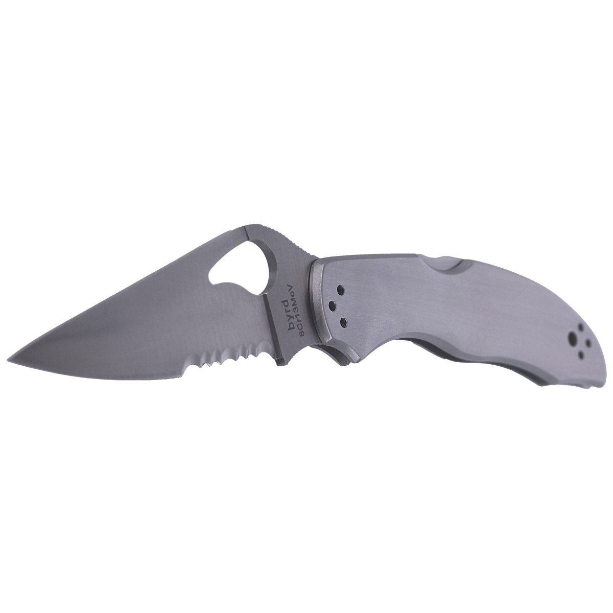 Nóż składany Spyderco Byrd Harrier 2 Stainless, Combination (BY01PS2) 8 jpg