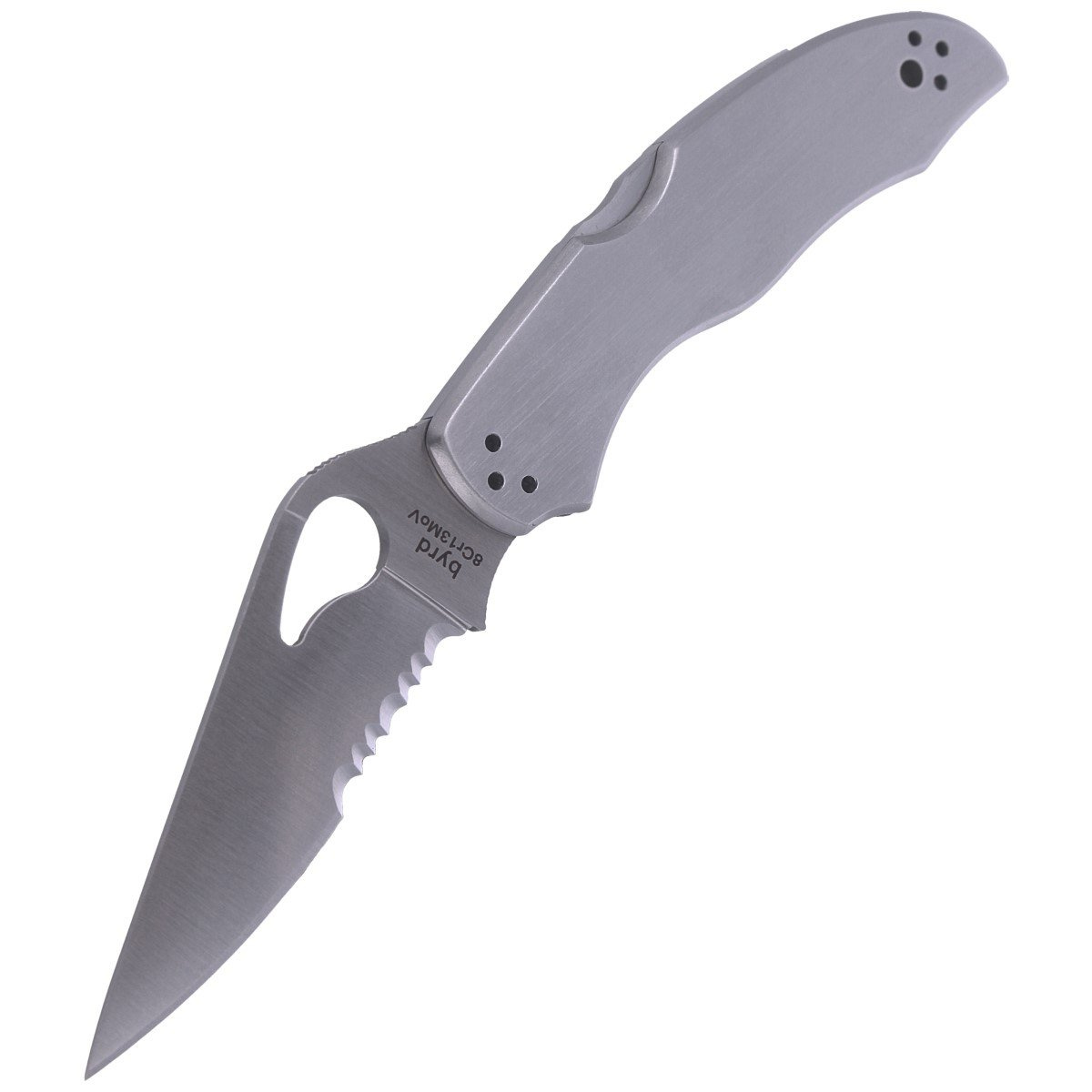 Nóż składany Spyderco Byrd Harrier 2 Stainless, Combination (BY01PS2) 5 jpg