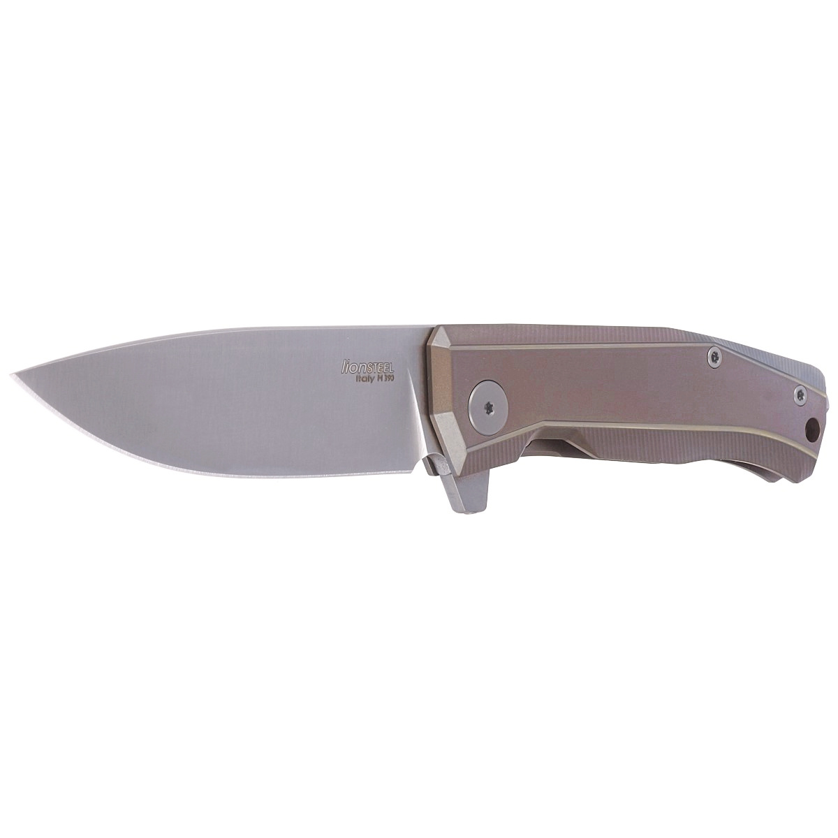 Nóż składany LionSteel Myto Bronze Titanium, Satin M390 by Molletta (MT01 BR) 2 jpg
