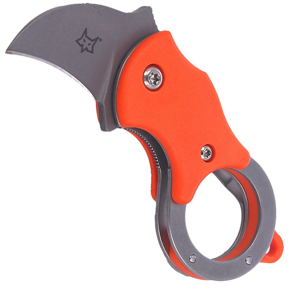 Nóż składany FOX Karambit Mini-KA FRN Orange, Bead Blasted (FX-535 O) 4 jpg
