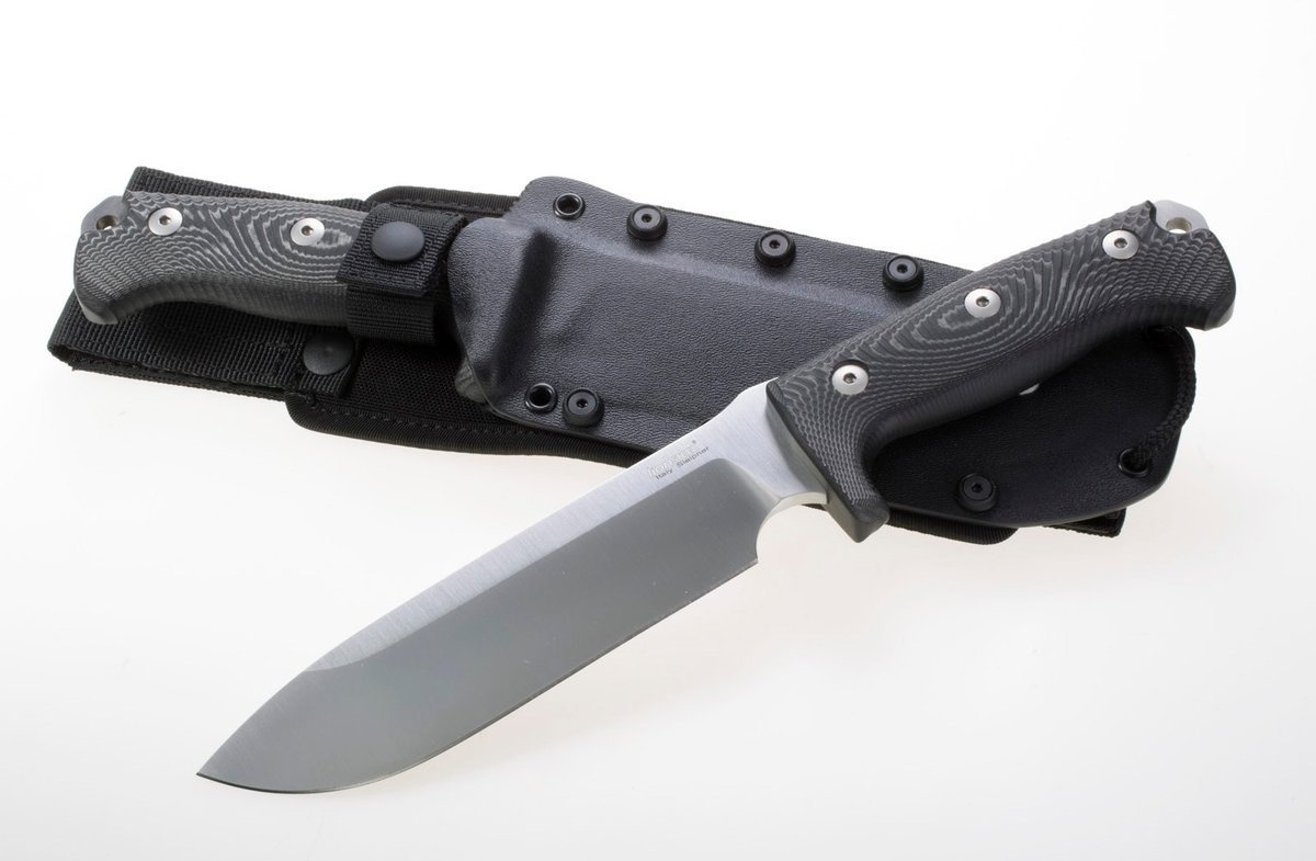 Nóż LionSteel Black Micarta, Satin Blade (M7 MS) 8 jpg