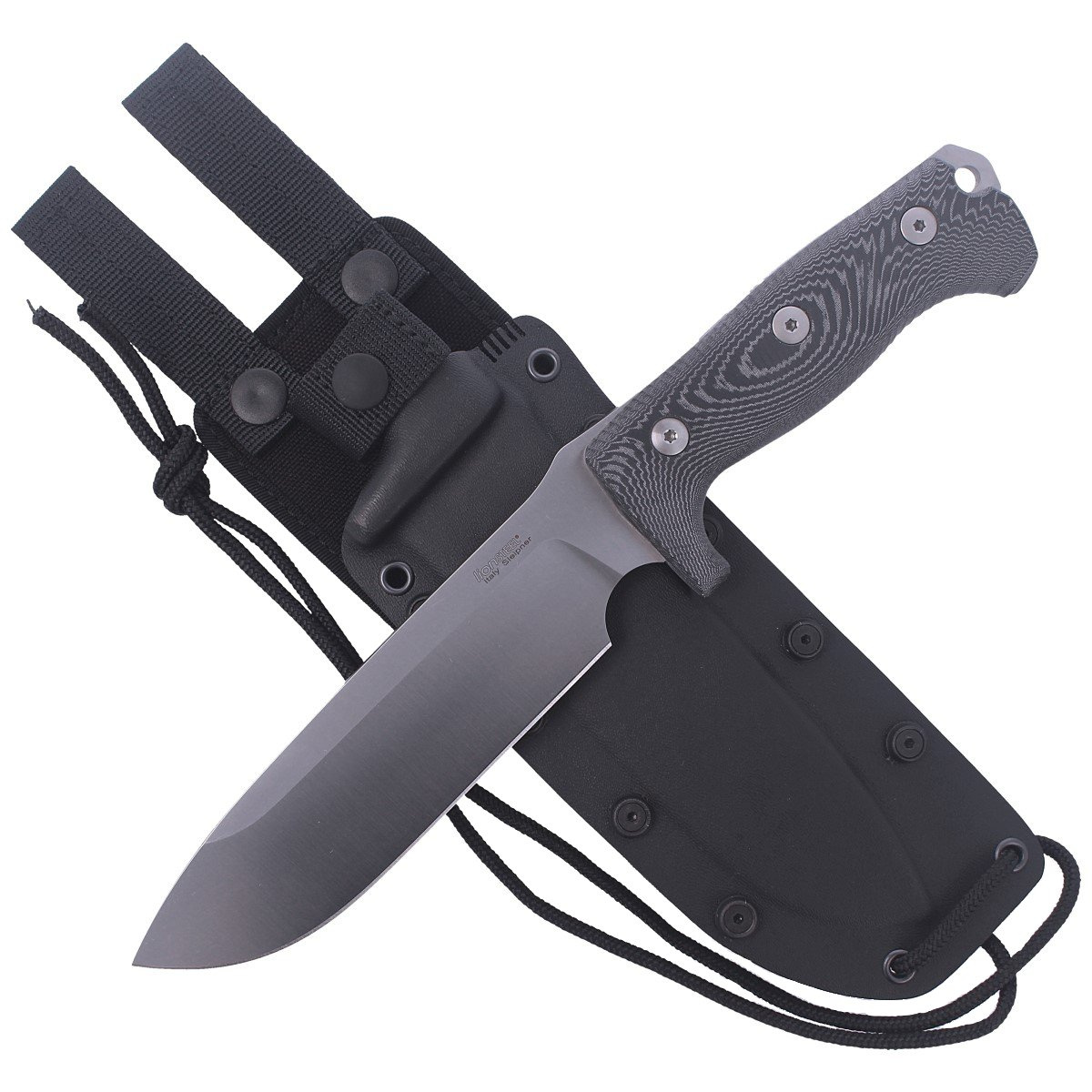 Nóż LionSteel Black Micarta, Satin Blade (M7 MS) 4 jpg