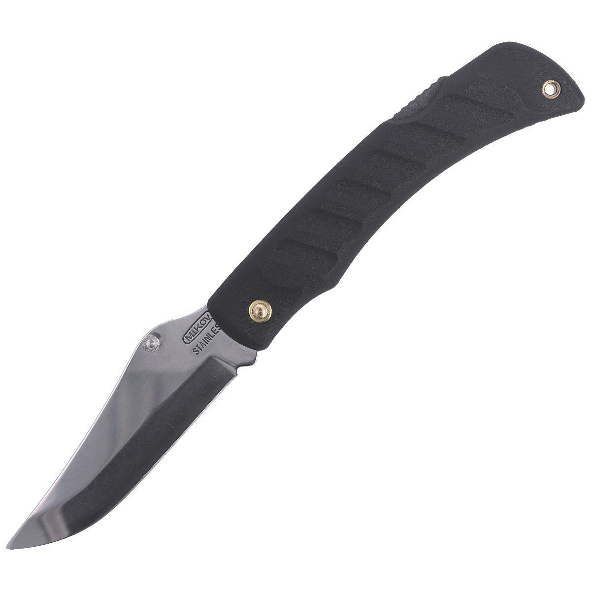 Nóż składany Mikov Crocodile Clip Point Black ABS, Mirror (243-NH-1/C BLK) 7 jpg