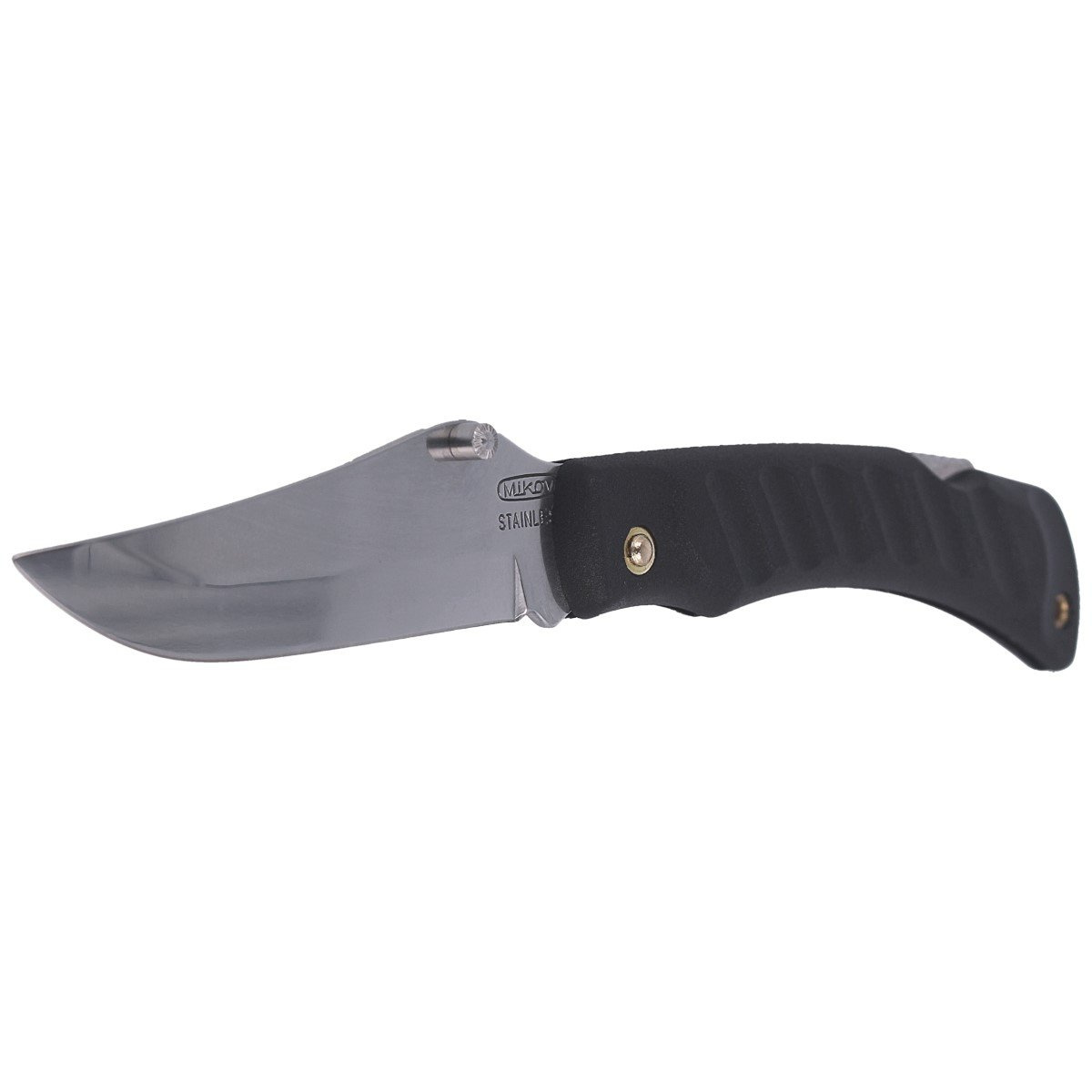 Nóż składany Mikov Crocodile Clip Point Black ABS, Mirror (243-NH-1/C BLK) 8 jpg