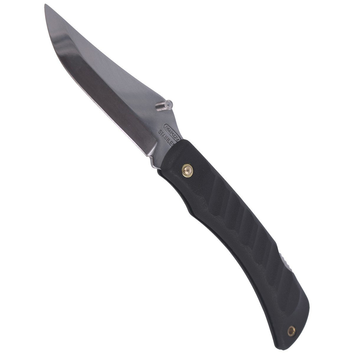Nóż składany Mikov Crocodile Clip Point Black ABS, Mirror (243-NH-1/C BLK) 4 jpg