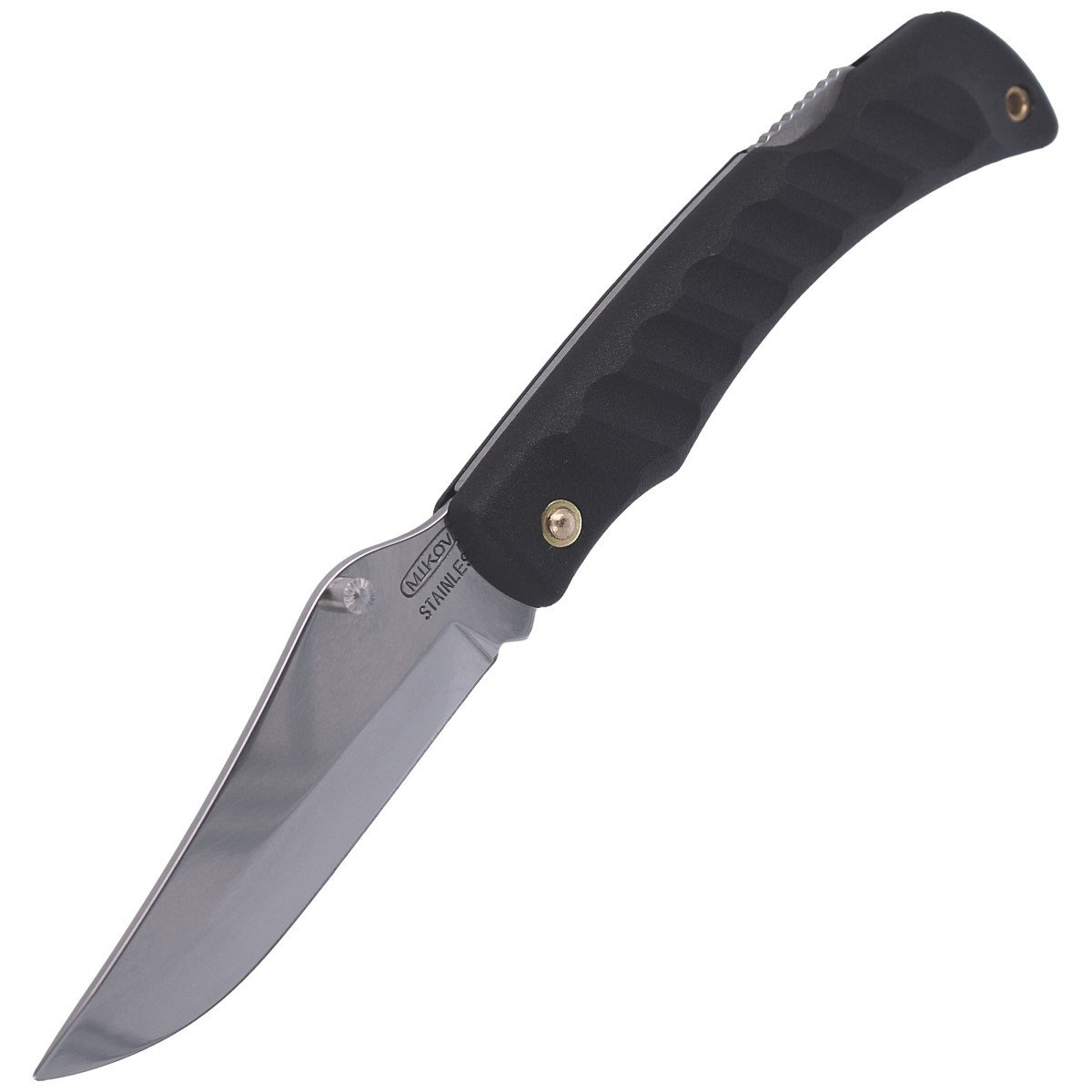 Nóż składany Mikov Crocodile Clip Point Black ABS, Mirror (243-NH-1/C BLK) 5 jpg