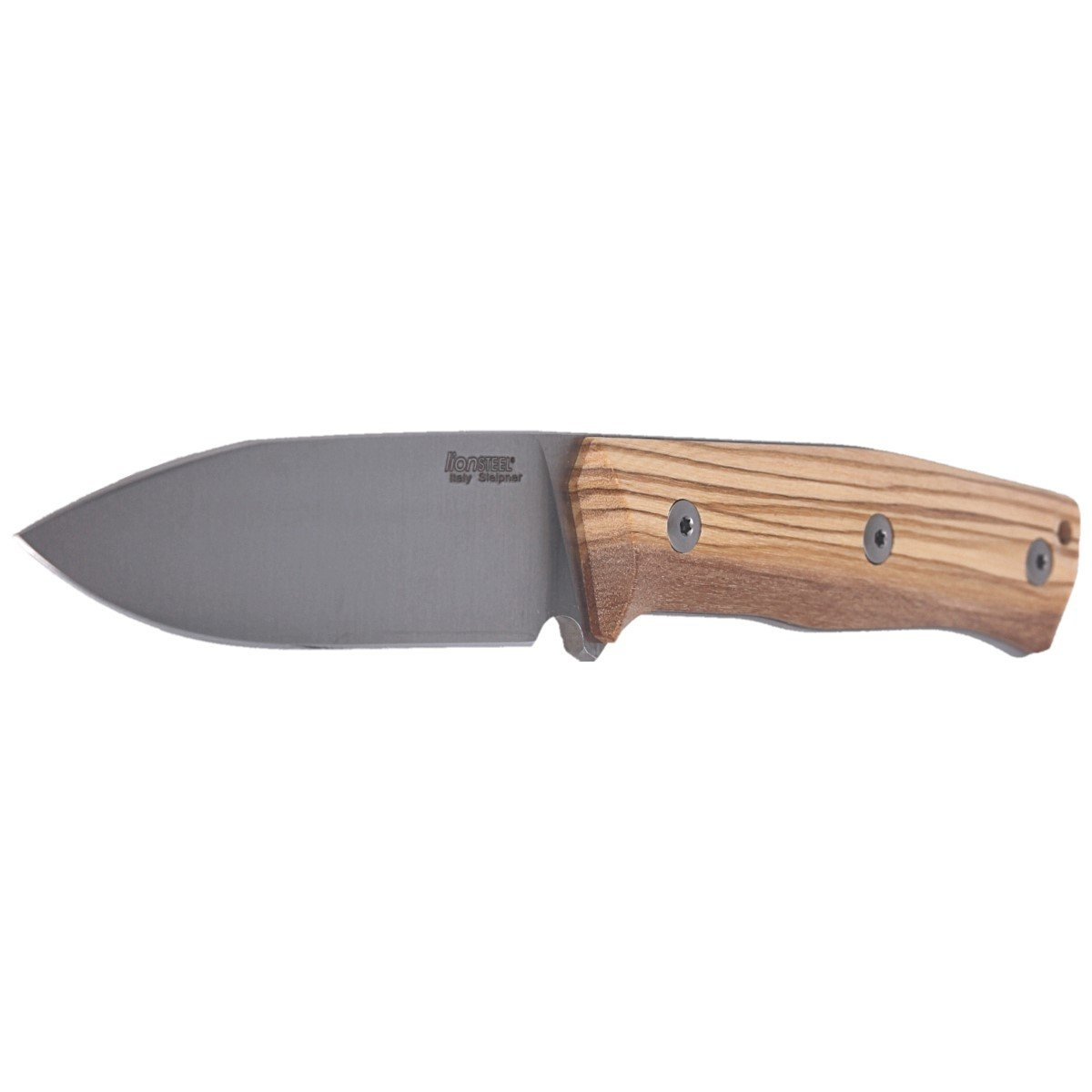 Nóż LionSteel Bushcraft Olive Wood, Satin Blade (B35 UL) 2 jpg