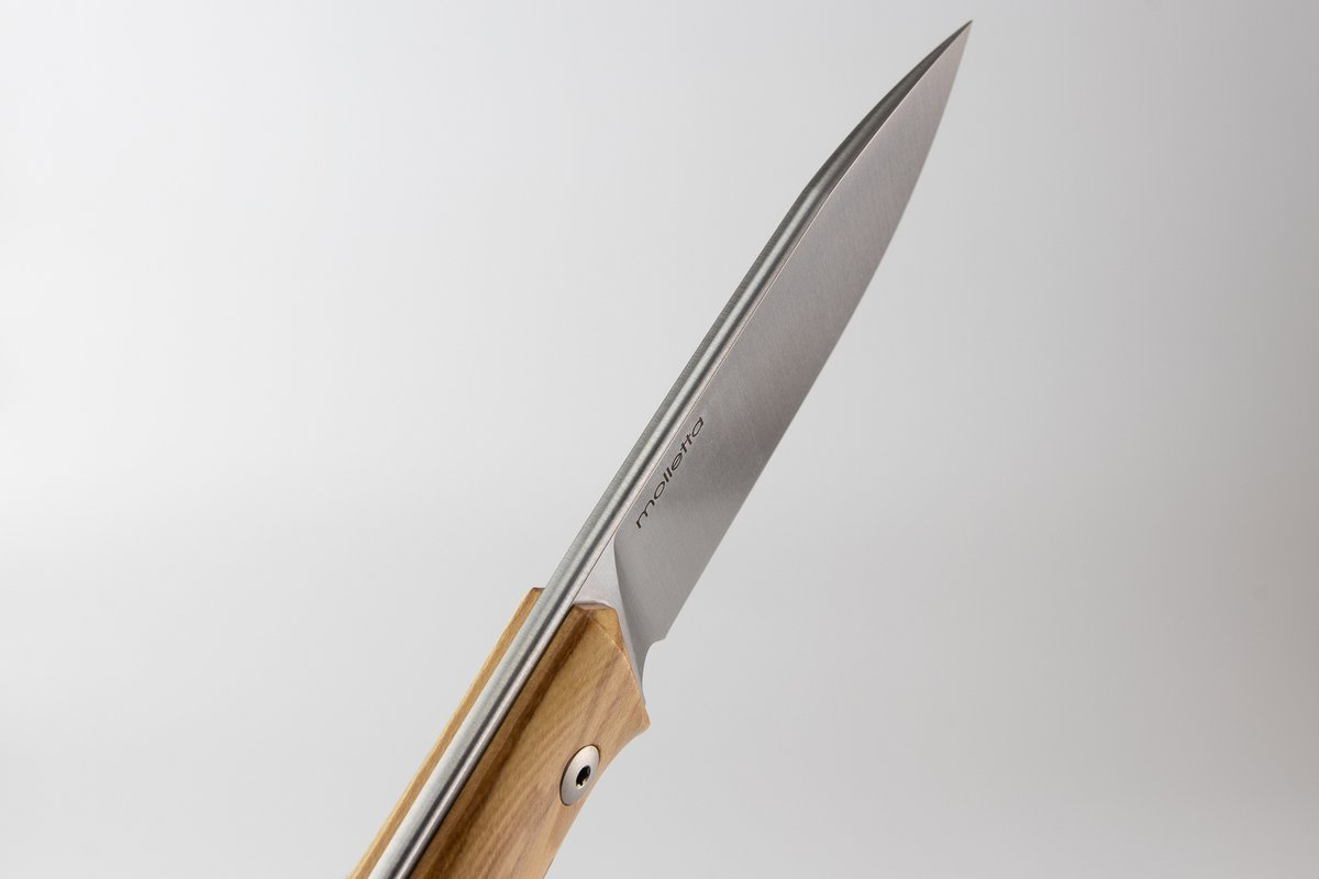 Nóż LionSteel Bushcraft Olive Wood, Satin Blade (B35 UL) 7 jpg