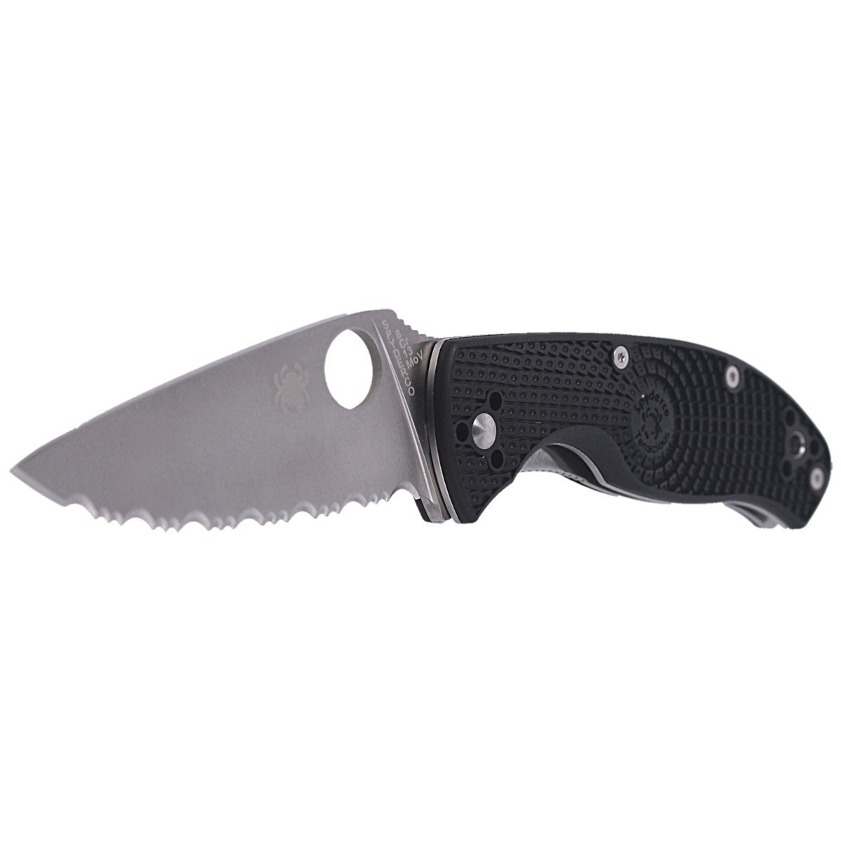 Nóż składany Spyderco Tenacious Lightweight Black FRN, Satin Spyder 8Cr13MoV by Eric Glesser (C122SBK) 2 jpg