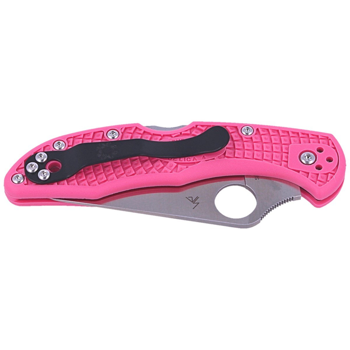 Nóż składany Spyderco Delica 4 FRN Pink, Plain CPMS30V (C11FPPNS30V) 2 jpg