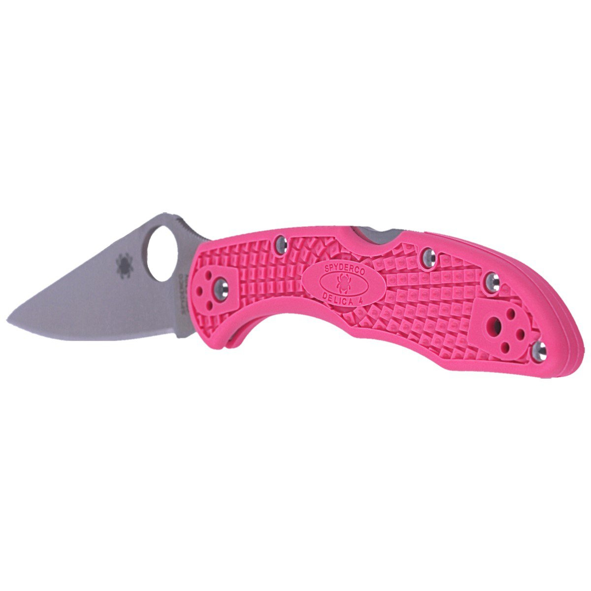 Nóż składany Spyderco Delica 4 FRN Pink, Plain CPMS30V (C11FPPNS30V) 5 jpg