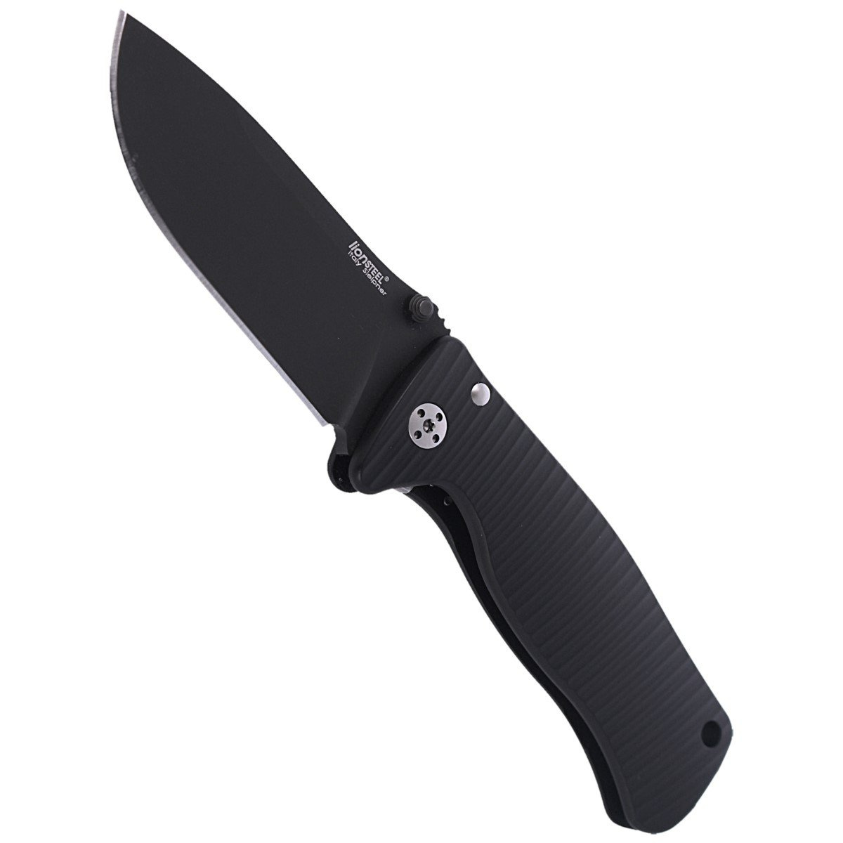 Nóż składany LionSteel SR2A Black Aluminum, Black Sleipner by Molletta (SR2A BB) 4 jpg