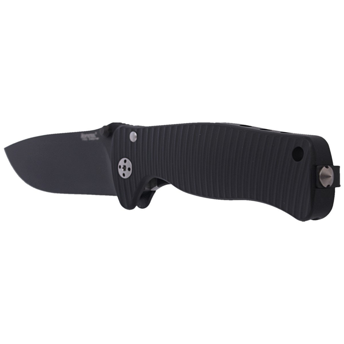 Nóż składany LionSteel SR2A Black Aluminum, Black Sleipner by Molletta (SR2A BB) 5 jpg