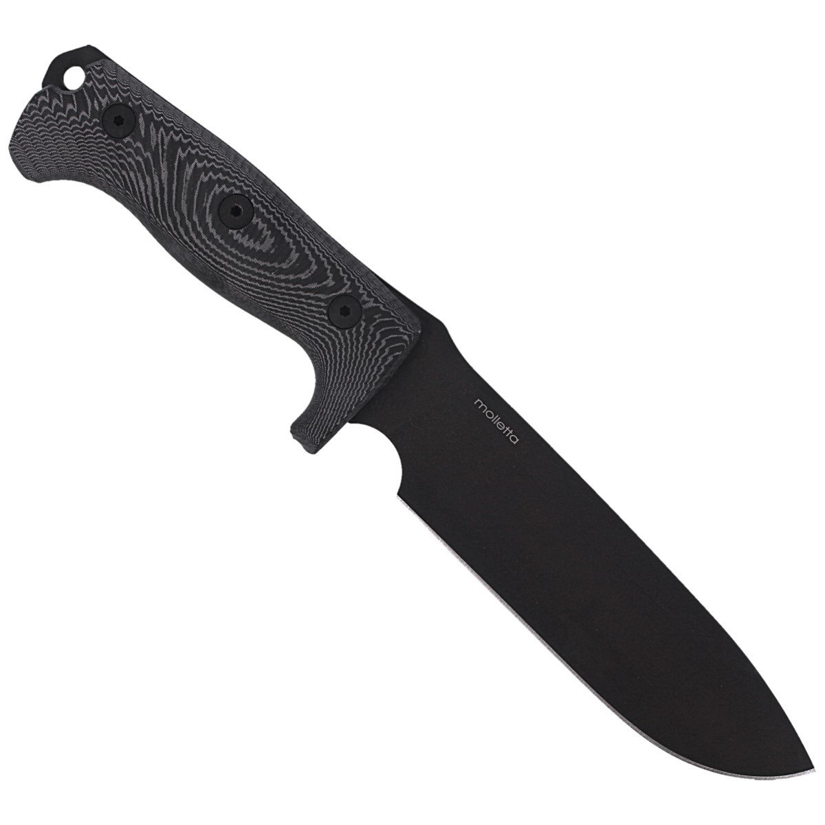 Nóż LionSteel Black Micarta, Black Blade (M7 MB) 5 jpg