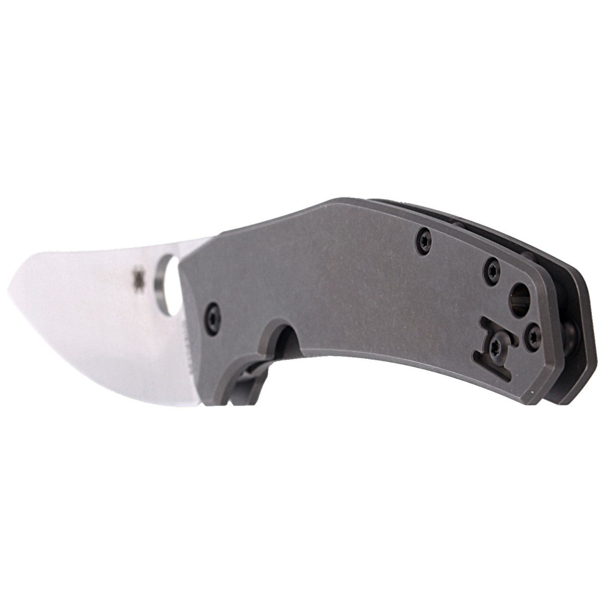 Nóż składany Spyderco SpydieChef Gray Titanium, Satin LC200N by Marcin Slysz (C211TIP) 5 jpg