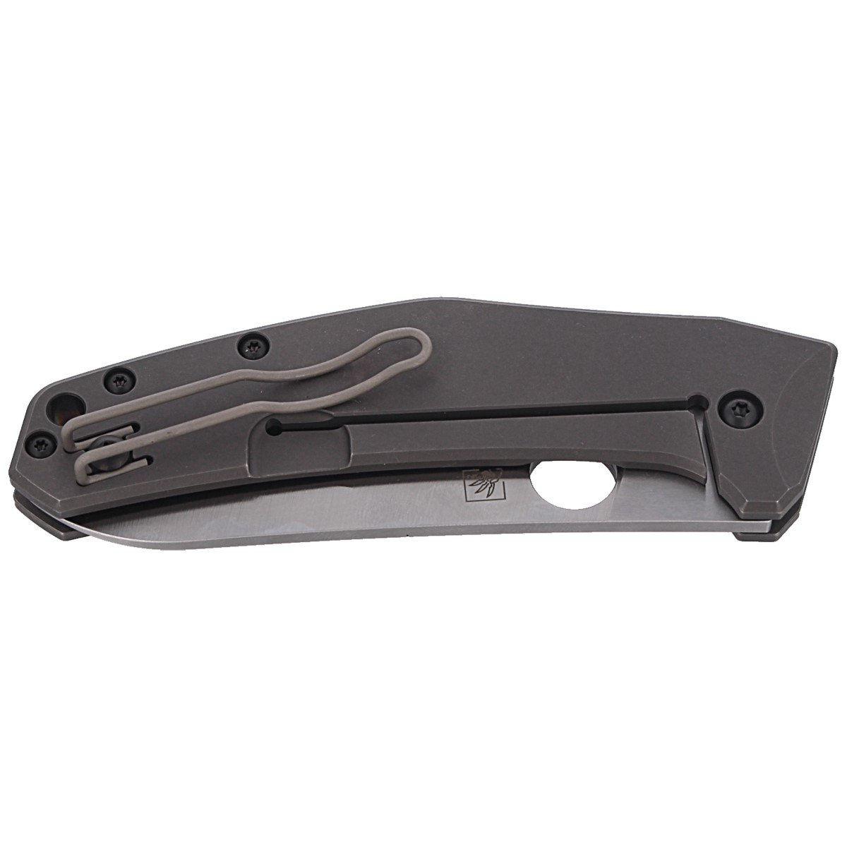 Nóż składany Spyderco SpydieChef Gray Titanium, Satin LC200N by Marcin Slysz (C211TIP) 7 jpg