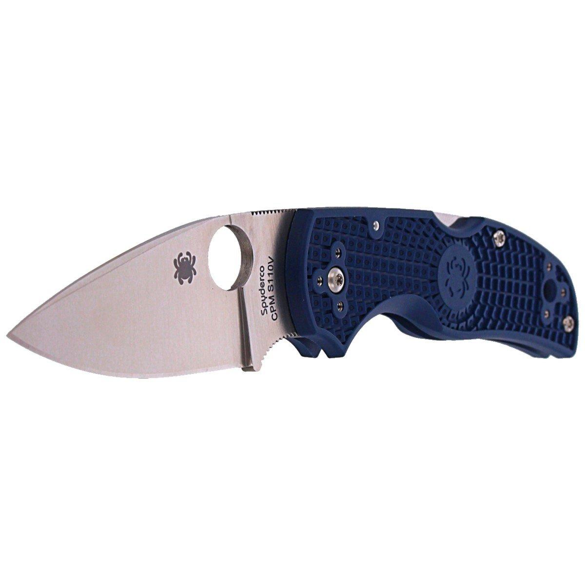 Nóż składany Spyderco Native 5 Dark Blue FRN, Satin CPM S110V by Sal Glesser (C41PDBL5) 2 jpg