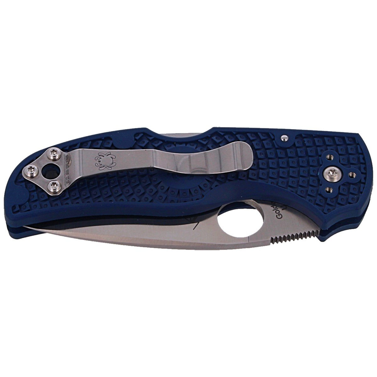 Nóż składany Spyderco Native 5 Dark Blue FRN, Satin CPM S110V by Sal Glesser (C41PDBL5) 7 jpg