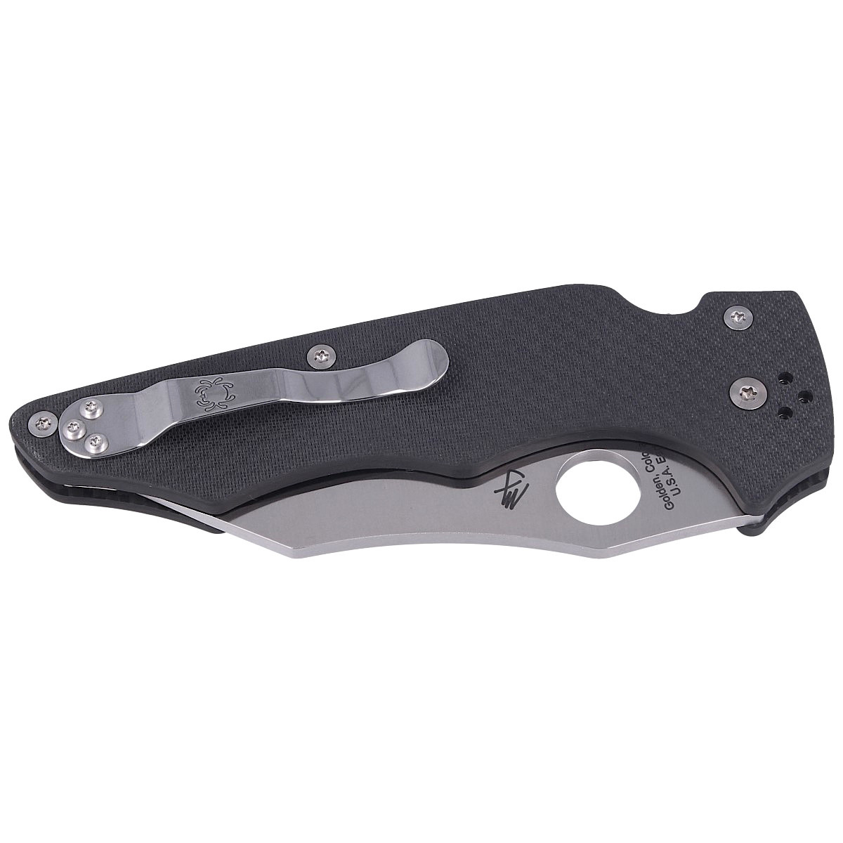 Nóż składany Spyderco YoJumbo Carbon Fiber CPM S90V Sprint Run (C253CFP) 7 jpg