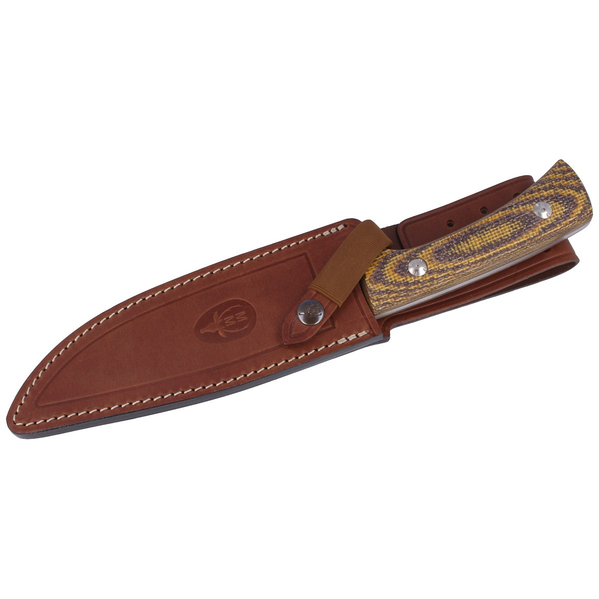 Nóż Muela Jabali Brown Micarta, Satin 170mm (JABALI-17G) 3 jpg